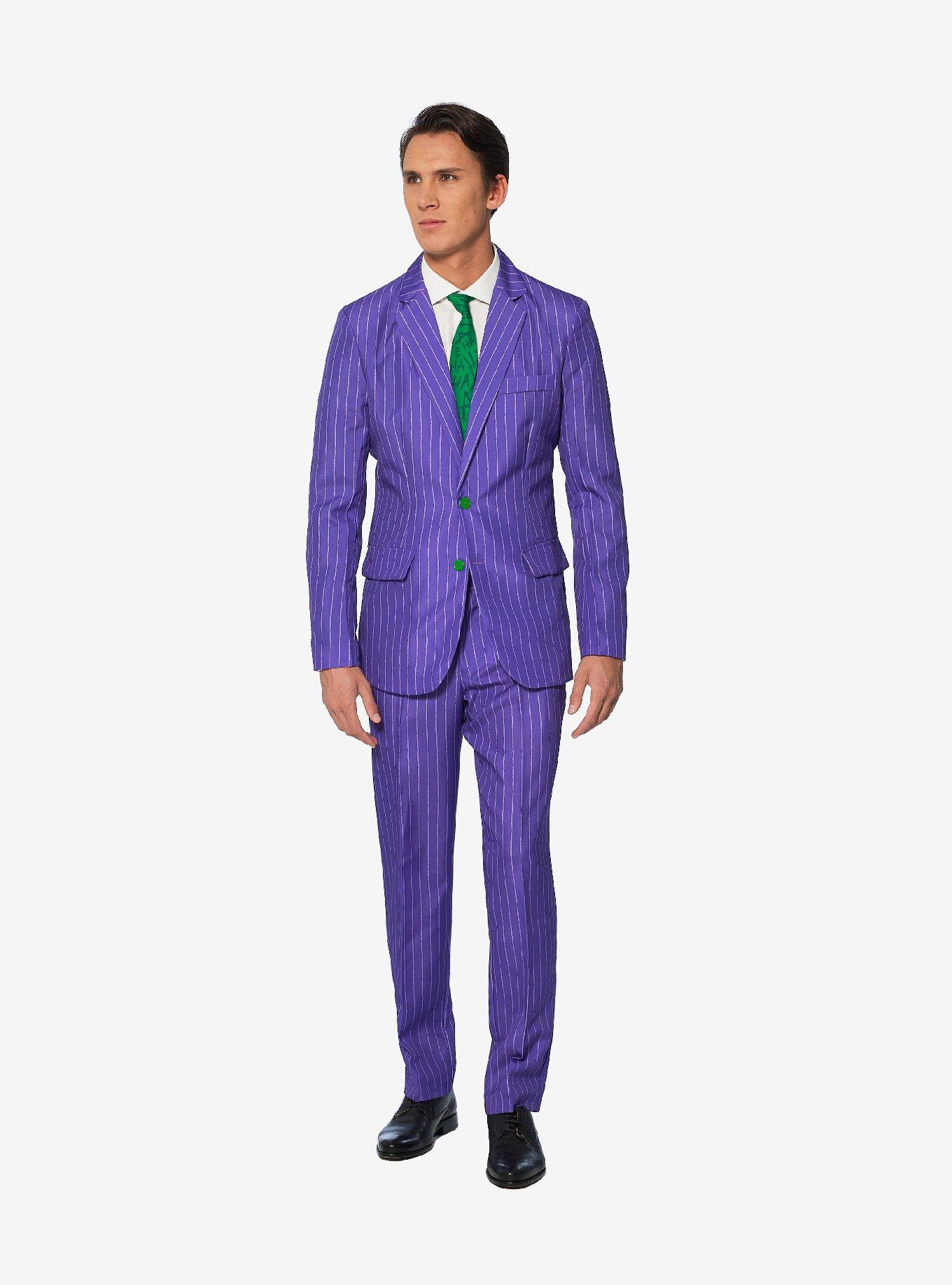 DC Comics The Joker Men's Halloween Suit, , hi-res