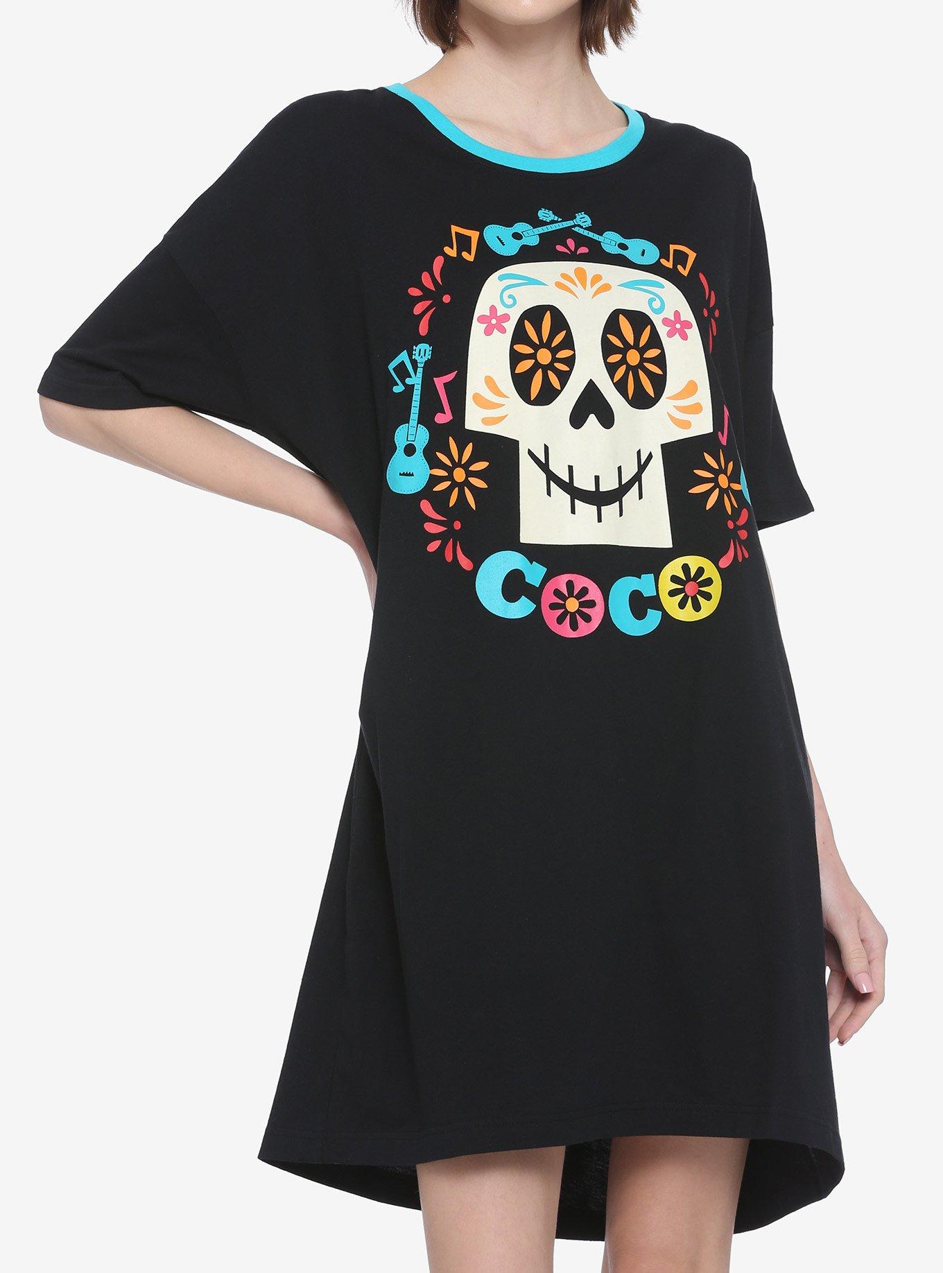 Disney Pixar Coco Skull Dorm Shirt, , hi-res