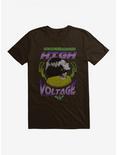 Universal Monsters Bride Of Frankenstein High Voltage T-Shirt, DARK CHOCOLATE, hi-res