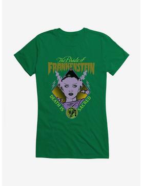 Universal Monsters Bride Of Frankenstein Death Is Sacred Girls T-Shirt, , hi-res