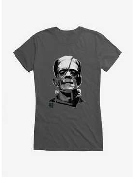 Universal Monsters Frankenstein Face Tear Girls T-Shirt, , hi-res