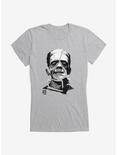 Universal Monsters Frankenstein Face Tear Girls T-Shirt, HEATHER, hi-res