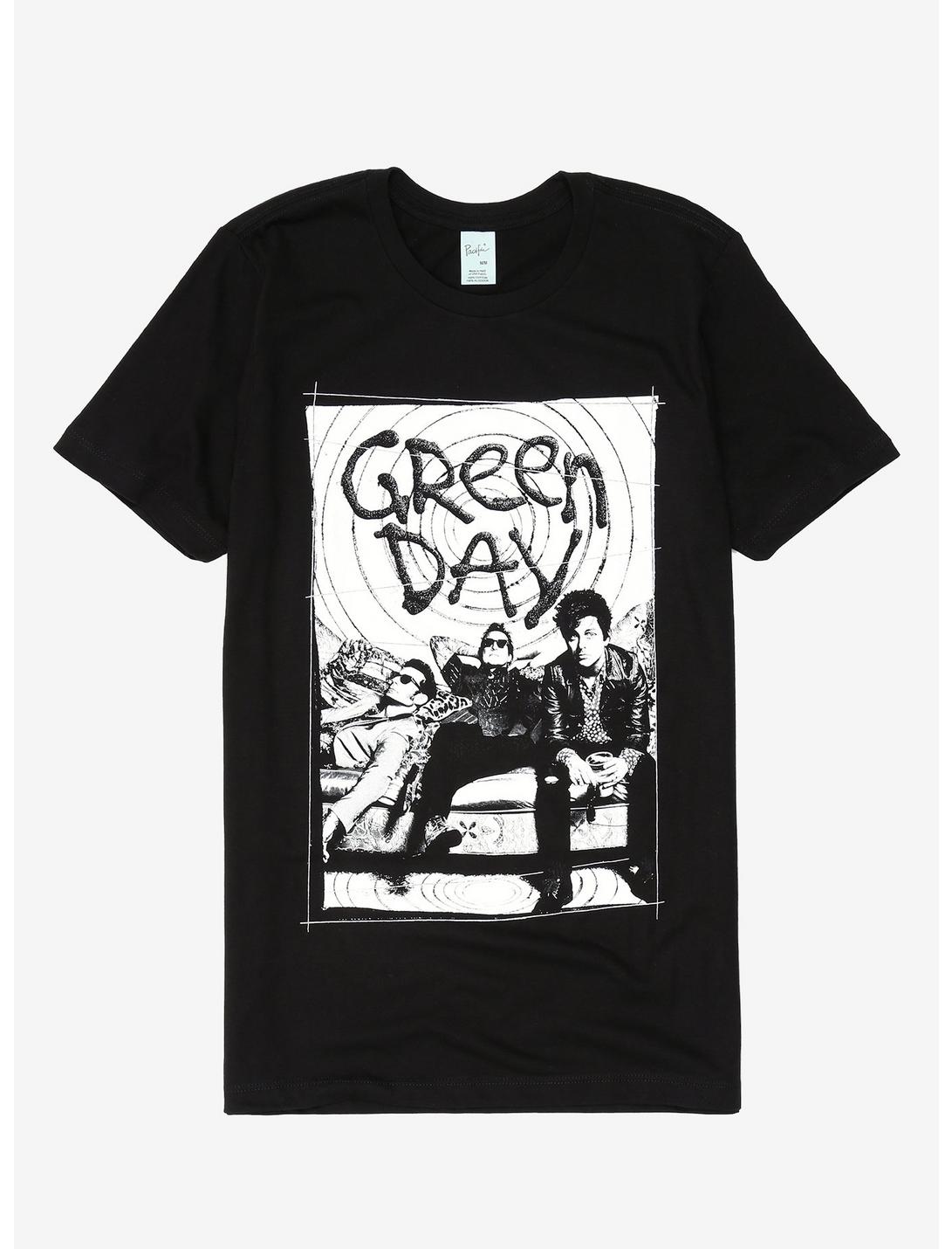 Green Day Couch Photo T-Shirt, BLACK, hi-res