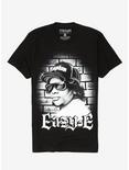 Eazy E Black & White Airbush Portrait T-Shirt, BLACK, hi-res