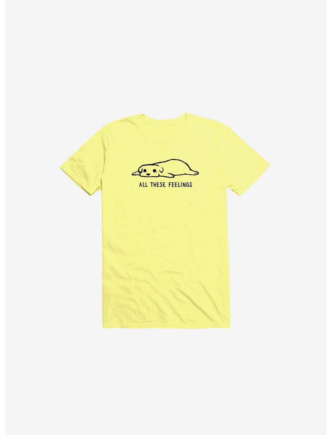 All These Feelings T-Shirt, YELLOW, hi-res