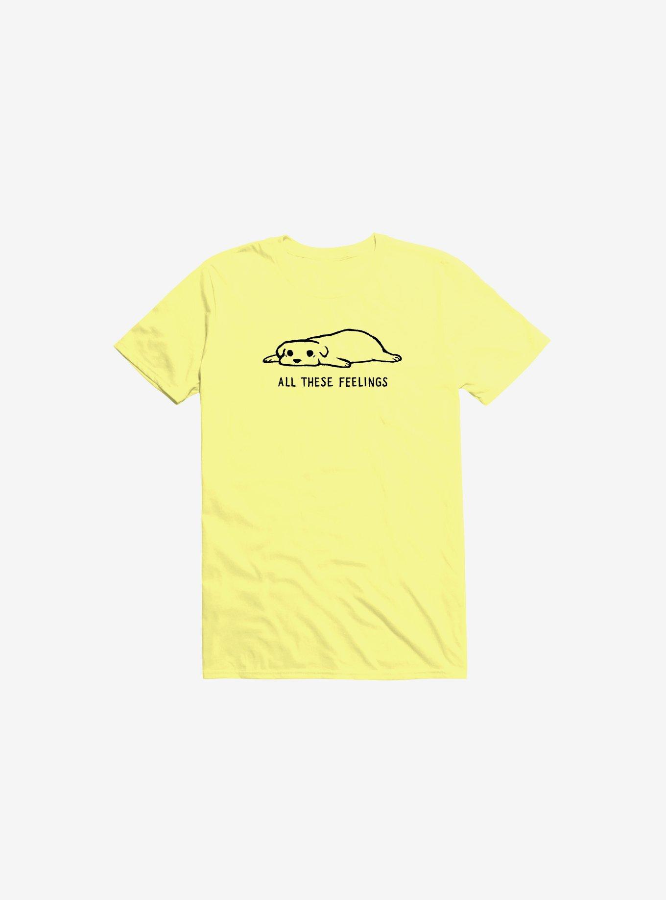 All These Feelings T-Shirt, YELLOW, hi-res