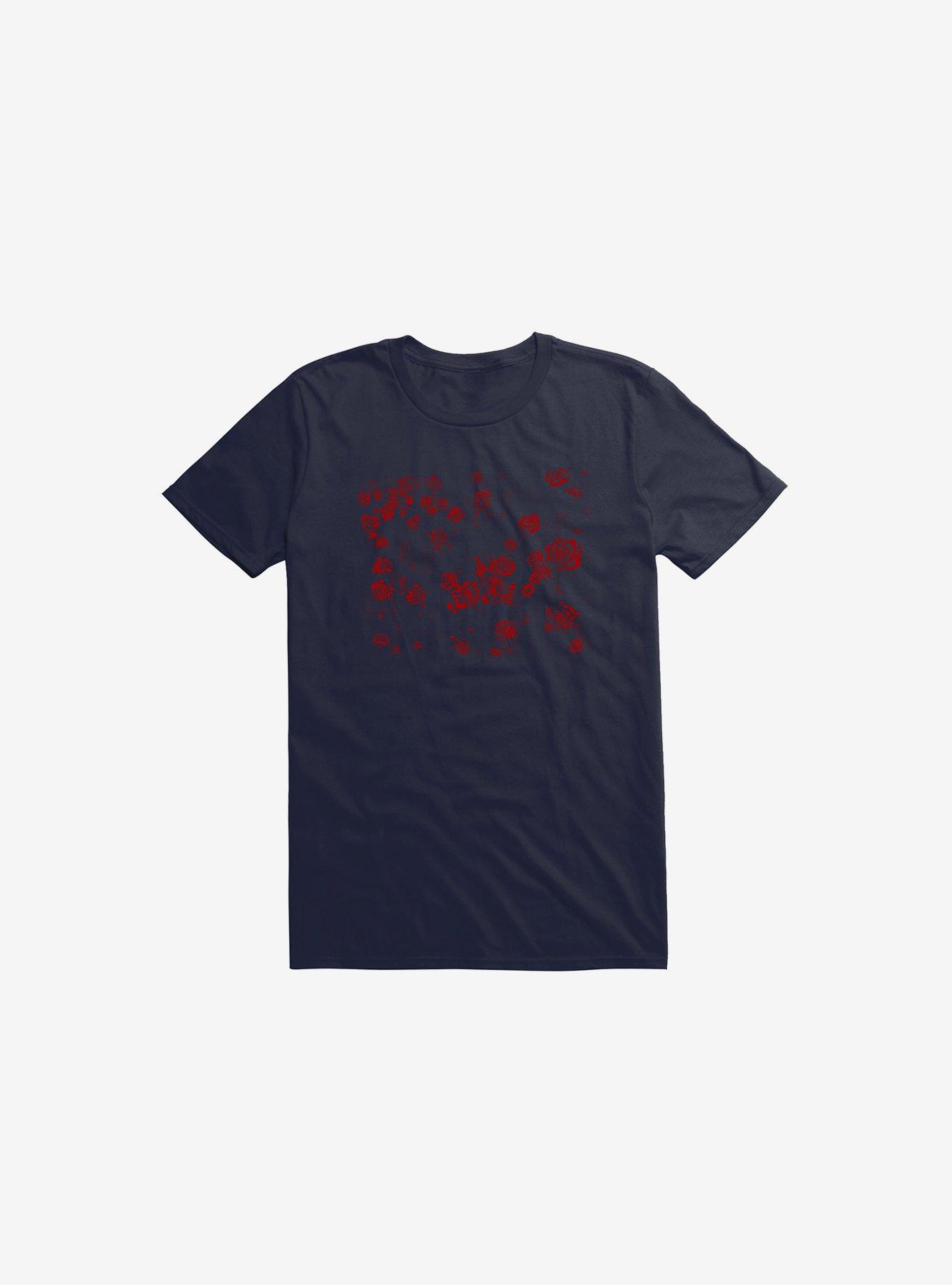 Dark Red T-Shirt, NAVY, hi-res