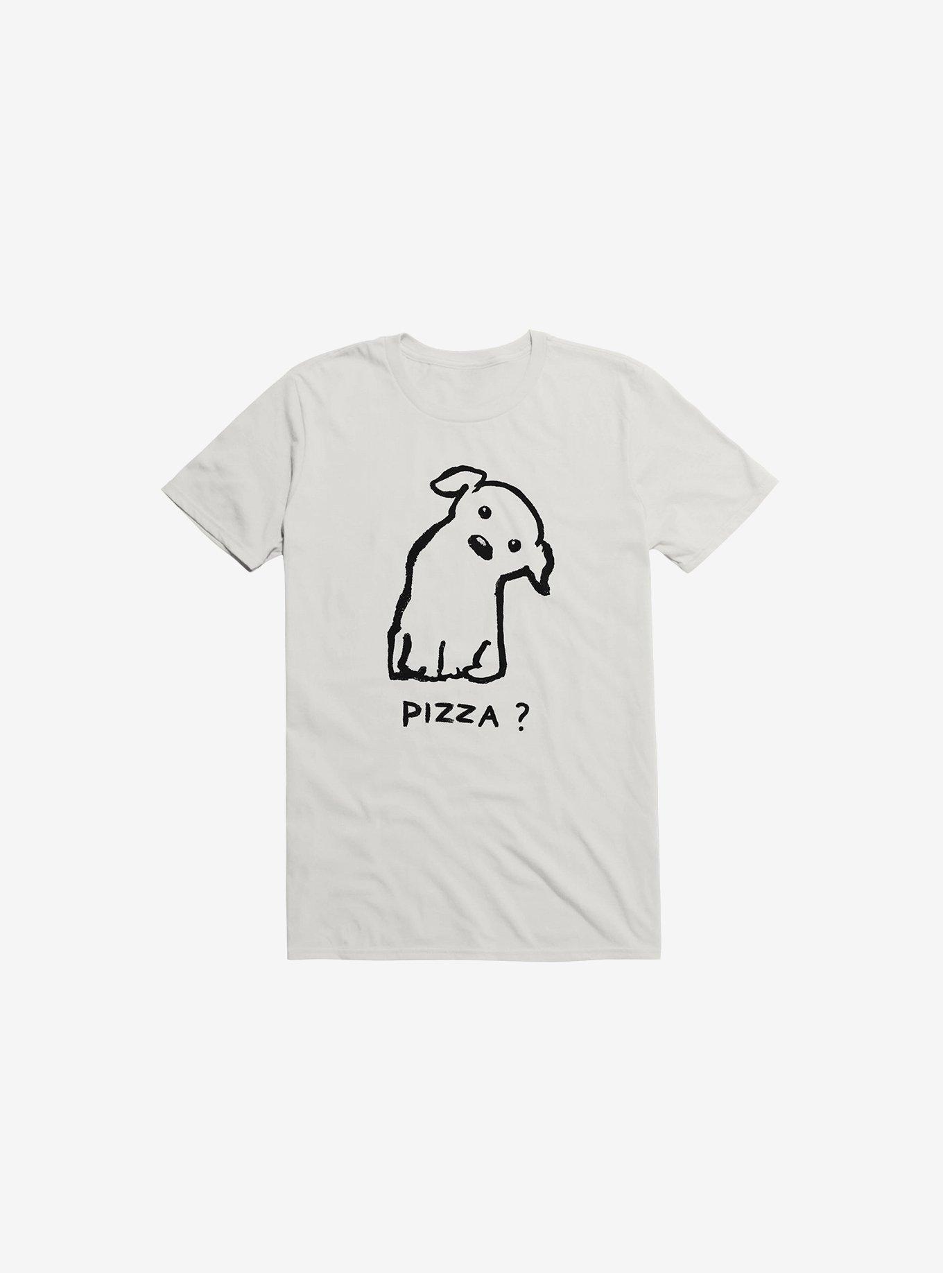 Is It Pizza Time? T-Shirt, WHITE, hi-res