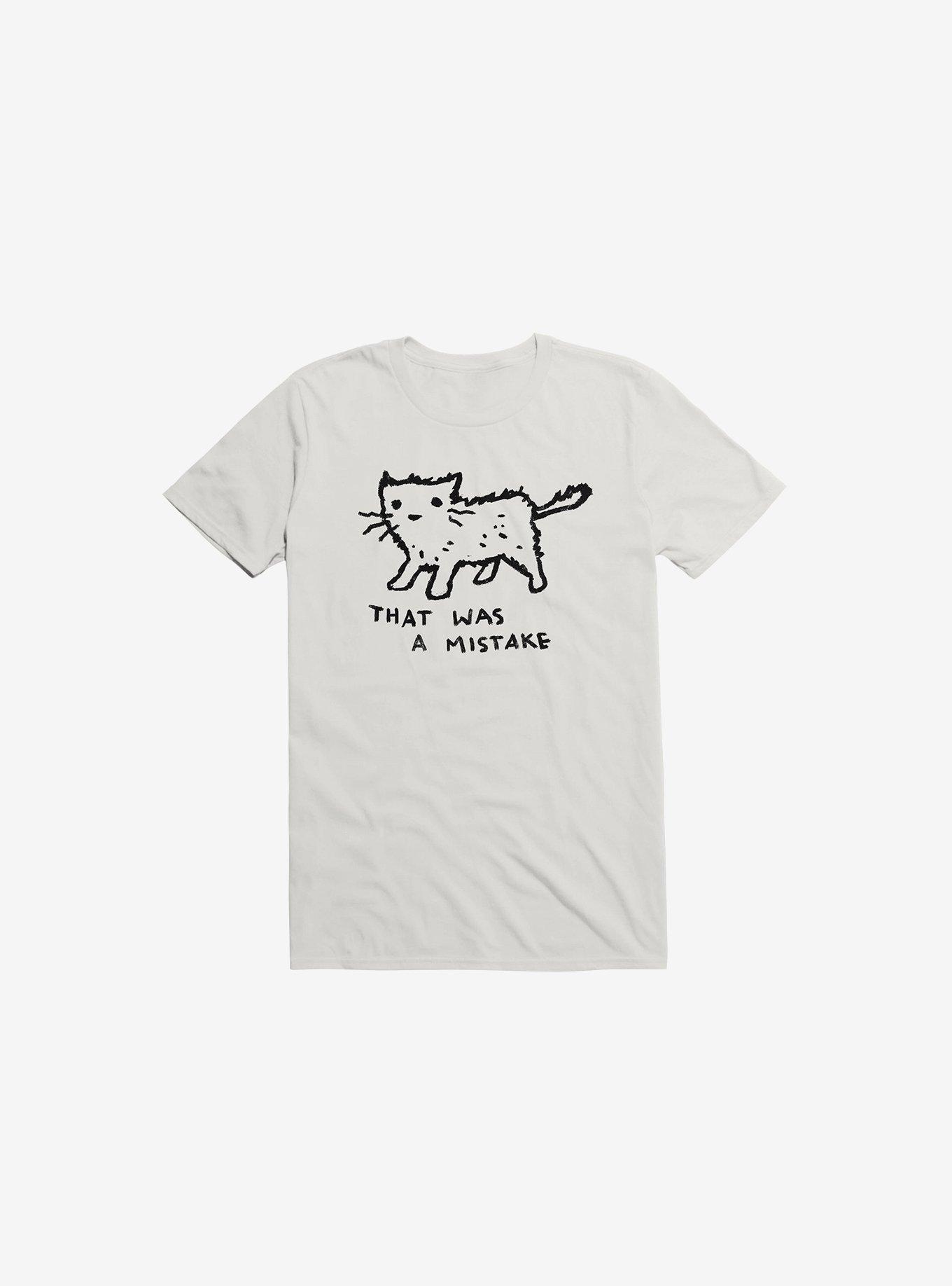 That Was A Mistake T-Shirt, WHITE, hi-res