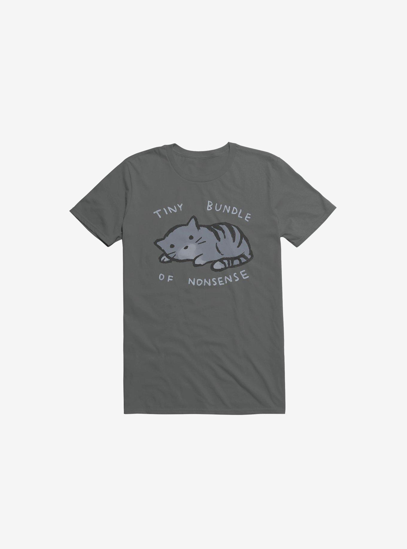 Tiny Bundle Of Nonsense T-Shirt, ASPHALT, hi-res