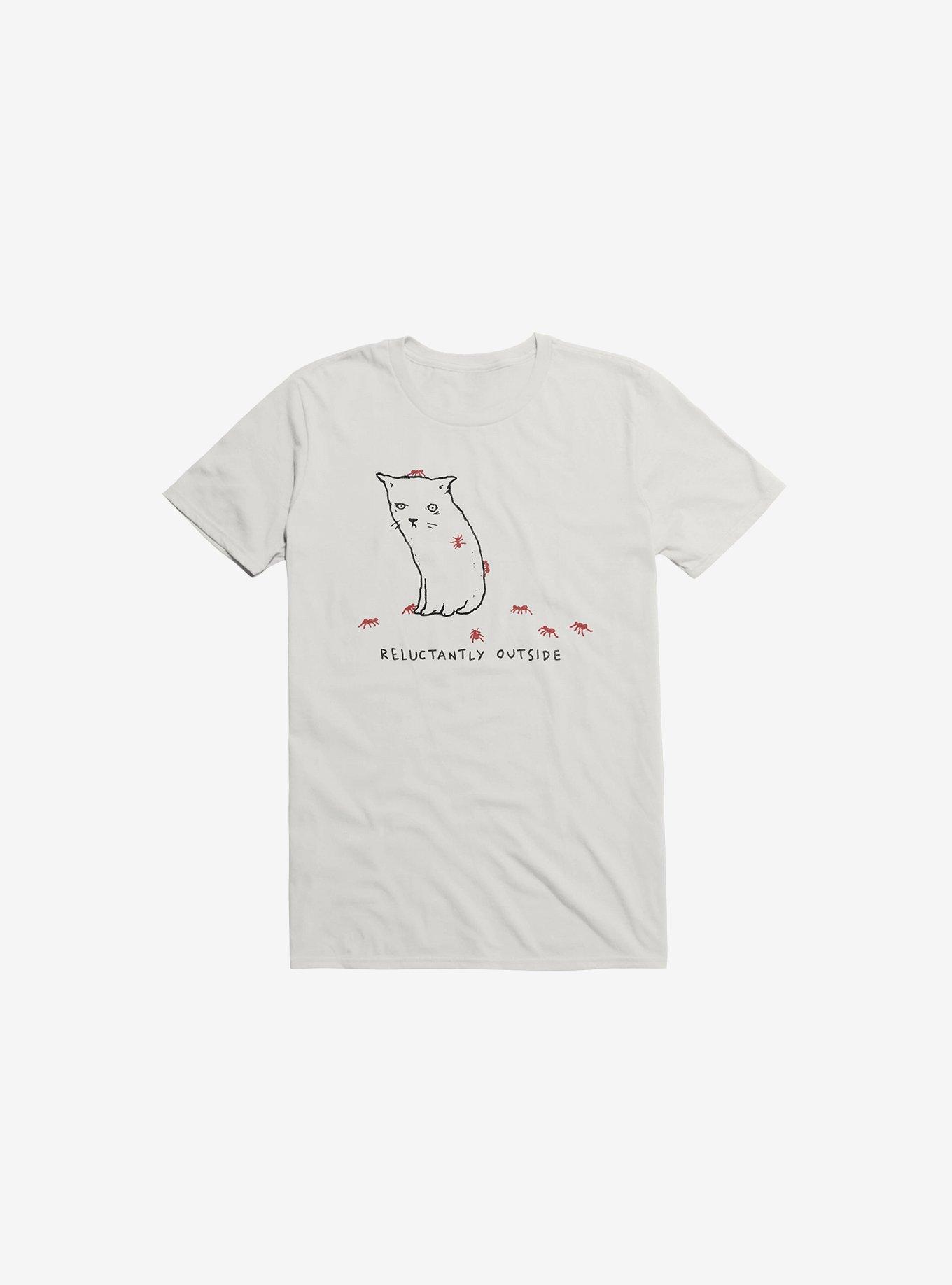 Reluctantly Outside Cat Spiders T-Shirt, , hi-res