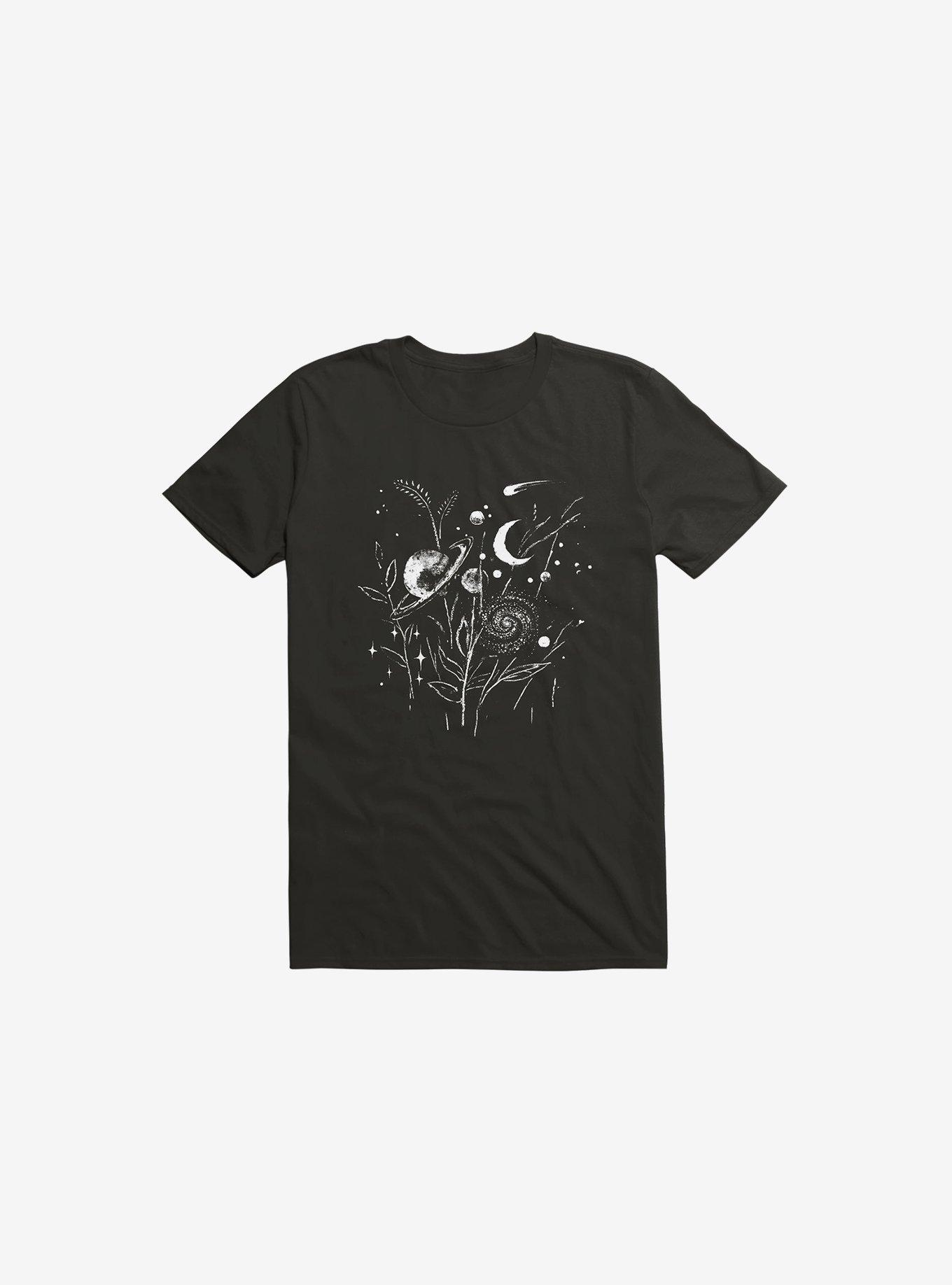 Space Botanica T-Shirt, NAVY, hi-res