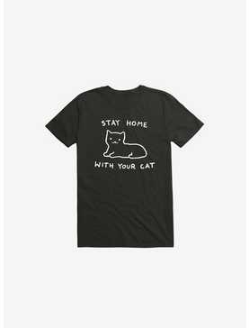 Stay Home With Your Cat T-Shirt, , hi-res