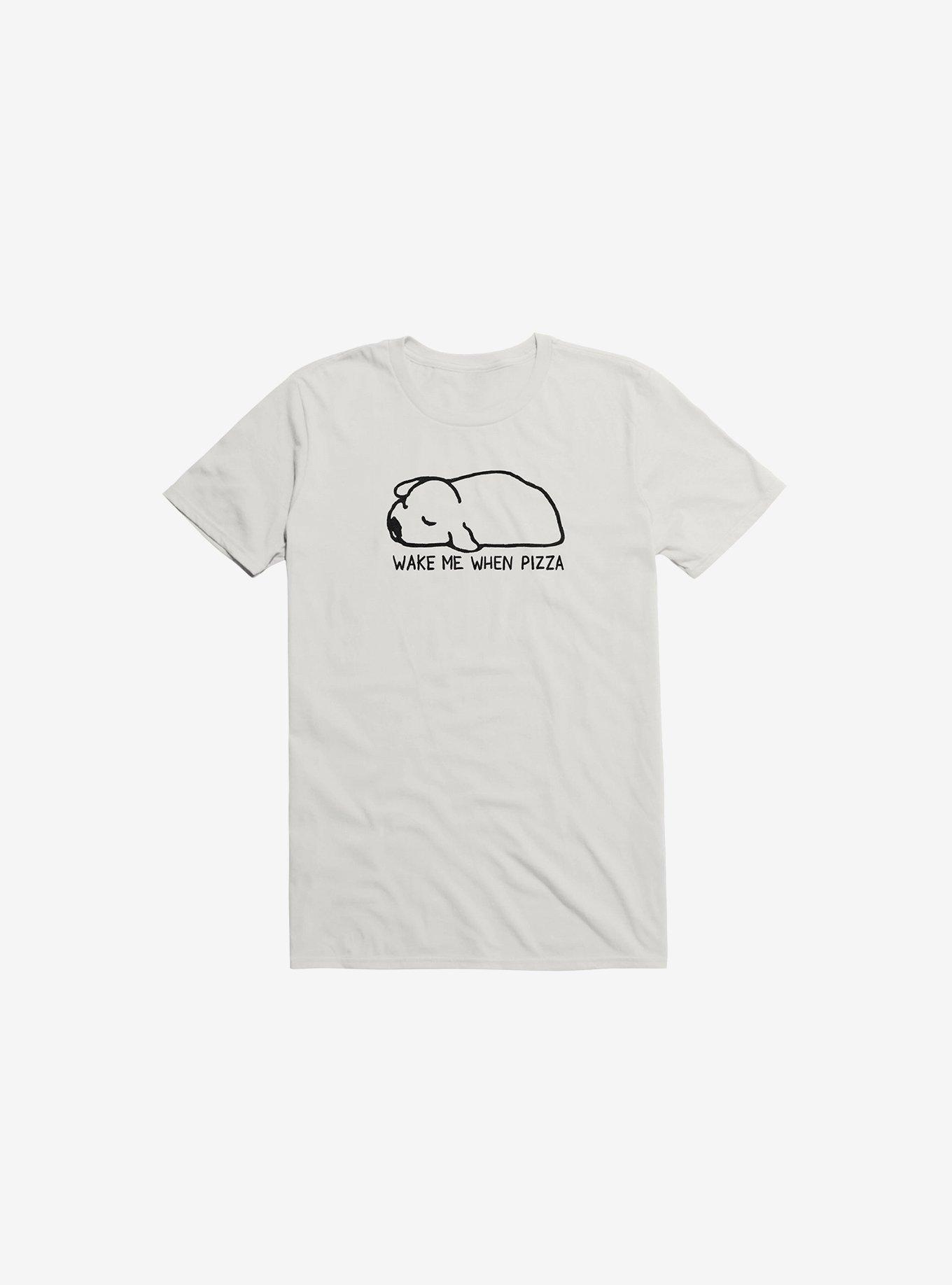 Wake Me When Pizza T-Shirt, LIGHT BLUE, hi-res