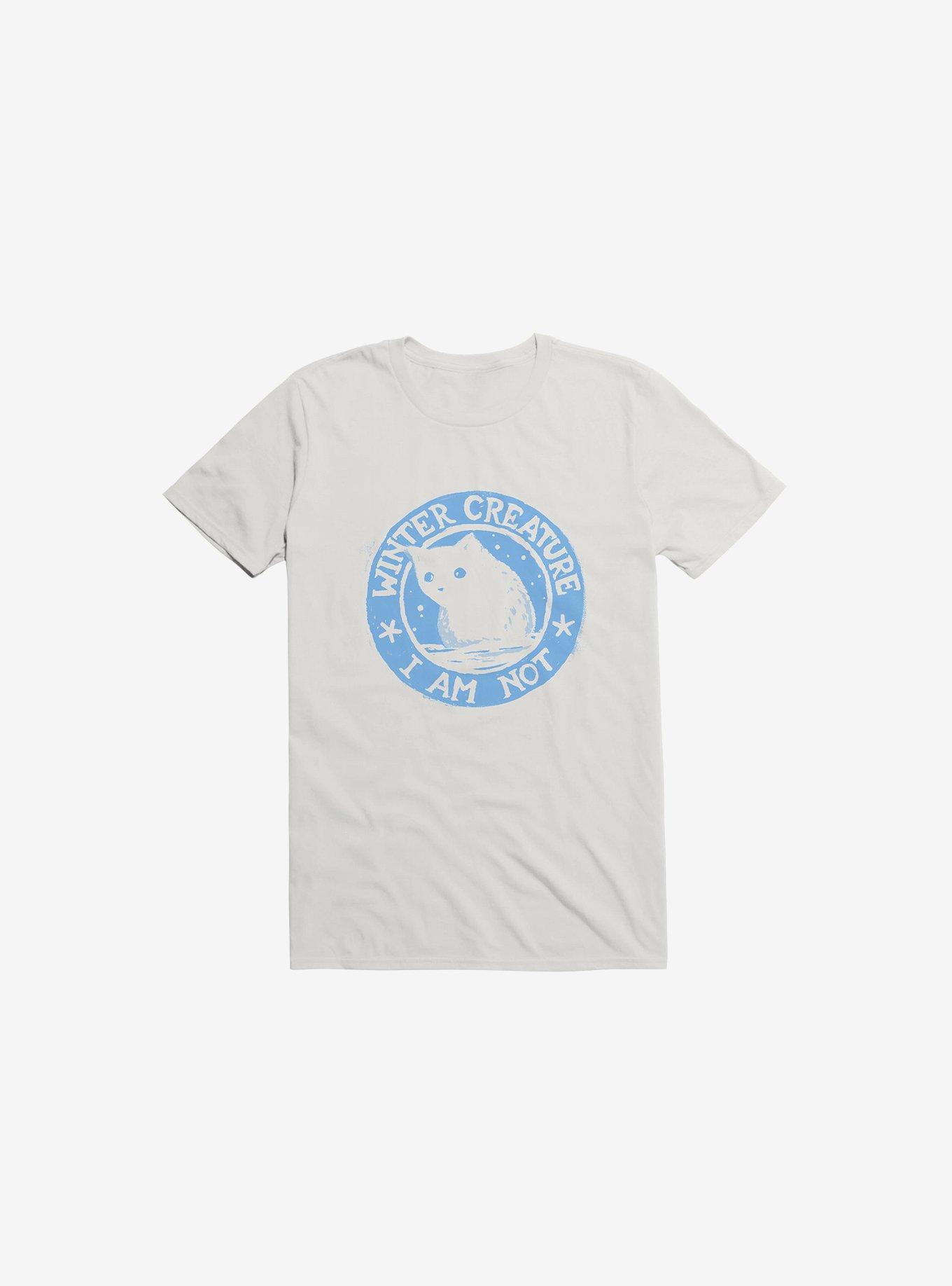 Winter Creature I Am Not T-Shirt, WHITE, hi-res