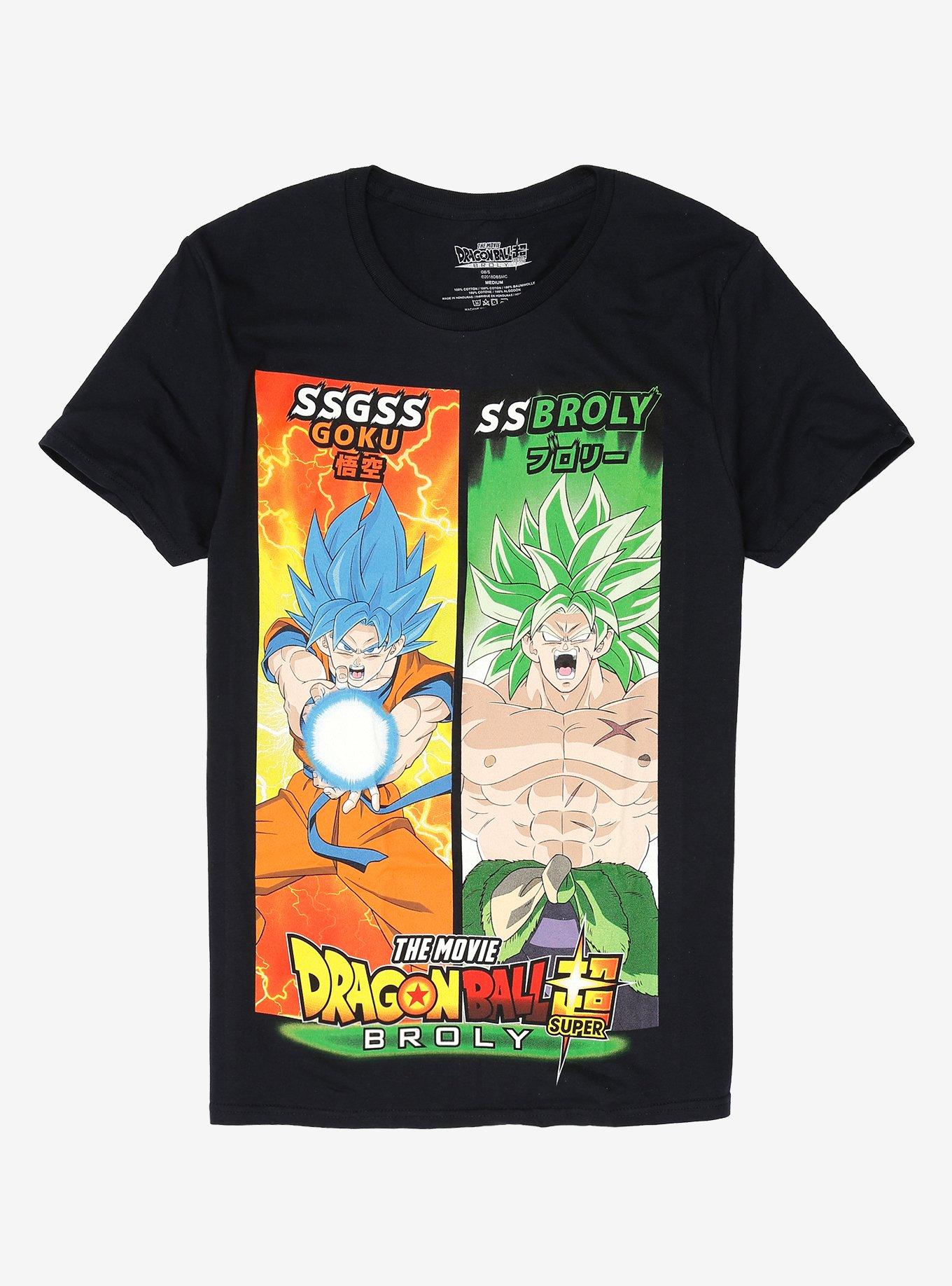 Dragon ball Super: Broly Fight T-Shirt, BLACK, hi-res