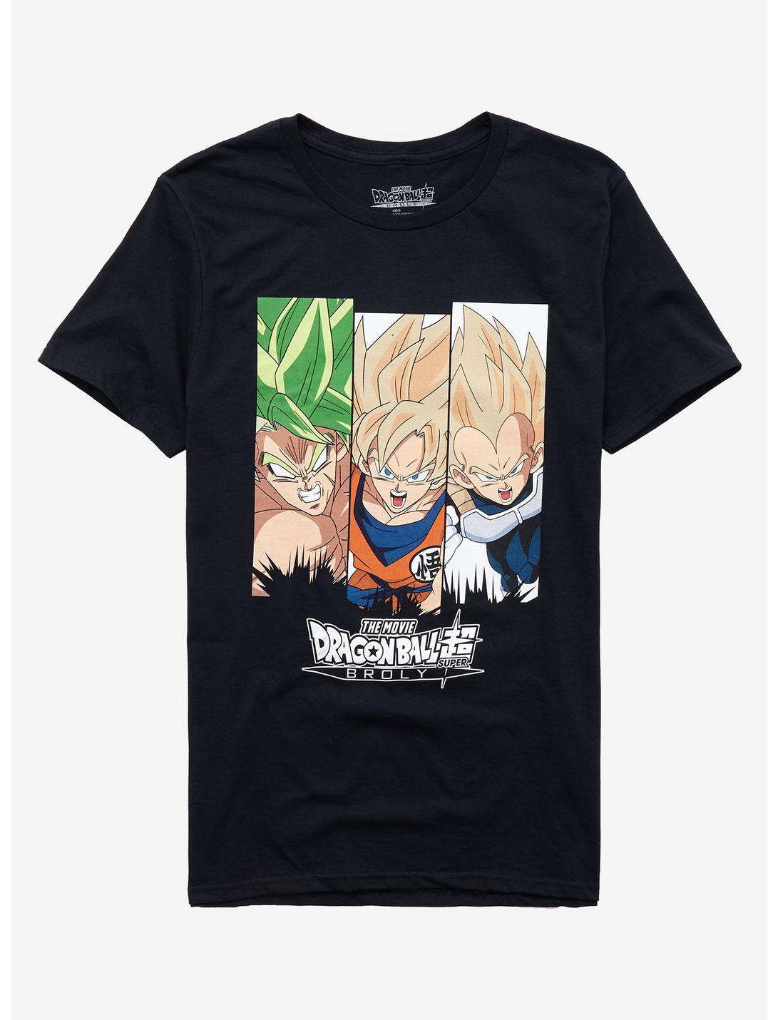 Dragon Ball Super: Broly Saiyan Panel T-Shirt, BLACK, hi-res