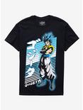 Dragon Ball Super: Broly Blue & White Gogeta T-Shirt, BLACK, hi-res