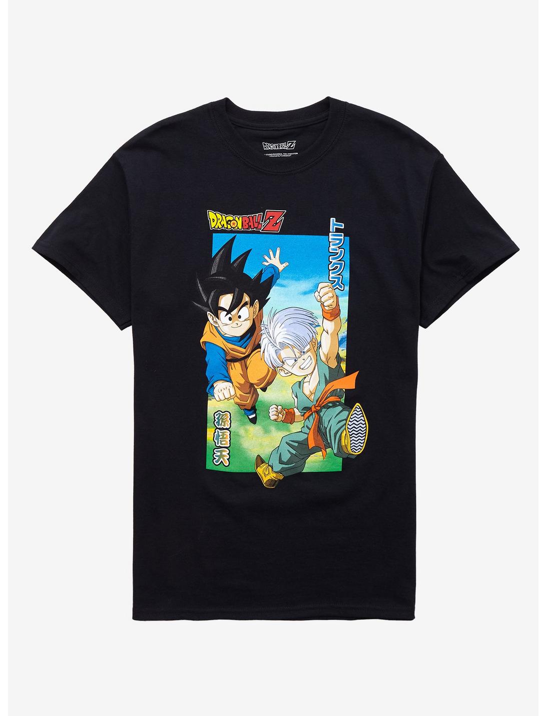 Dragon Ball Z Goku & Trunks T-Shirt, BLACK, hi-res