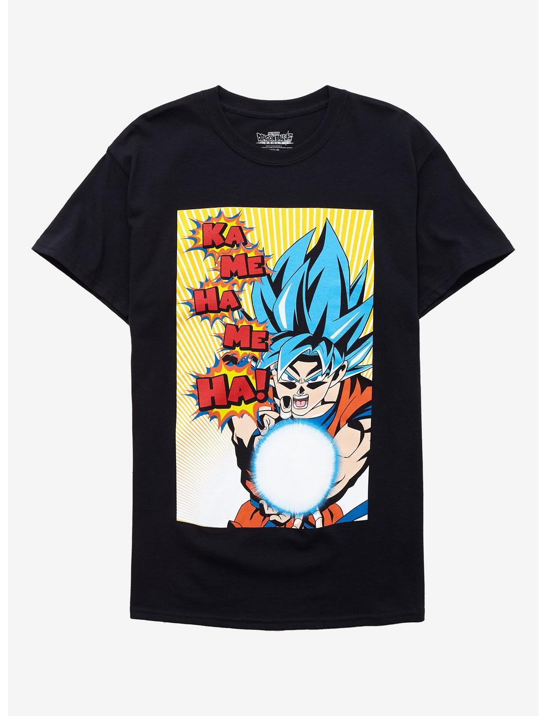 Dragon Ball Super Kamehameha Comic T-Shirt, BLACK, hi-res