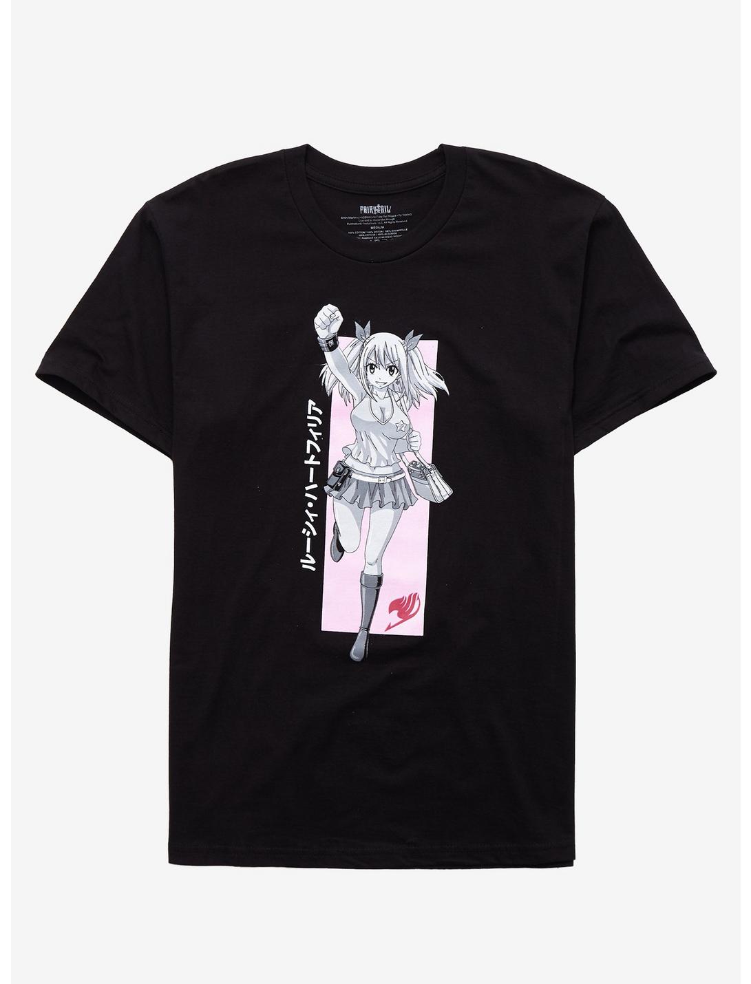 Fairy Tail Lucy Pink Box T-Shirt, BLACK, hi-res