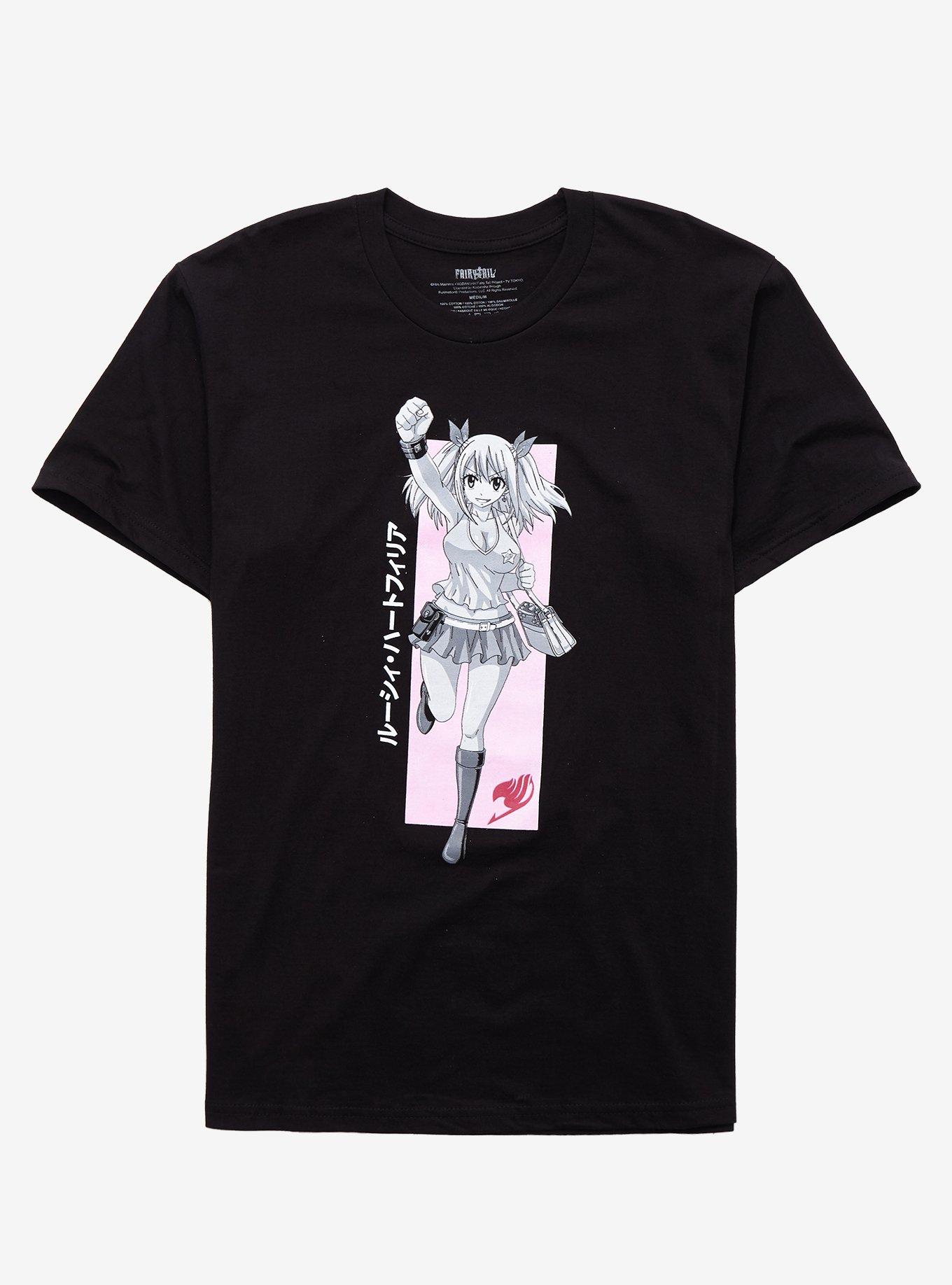Fairy Tail Lucy Pink Box T-Shirt, BLACK, hi-res