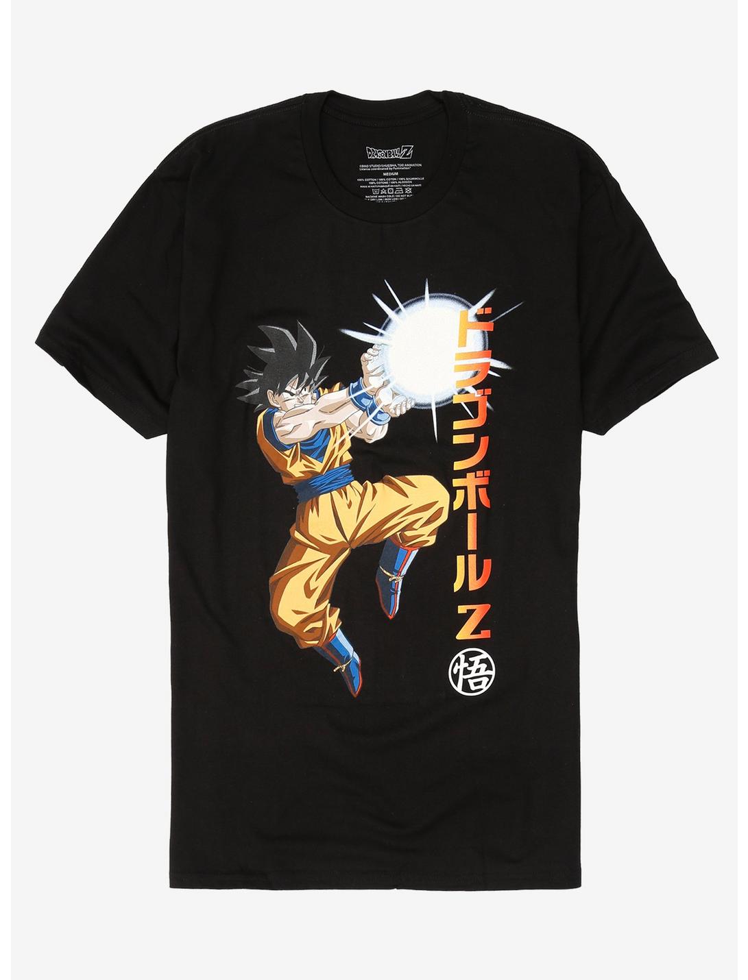 Dragon Ball Z Goku Fight T-Shirt, BLACK, hi-res