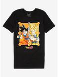 Dragon Ball Z Saiyan Split T-Shirt, BLACK, hi-res