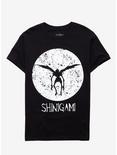 Death Note Shinigami Texture Circle T-Shirt, BLACK, hi-res