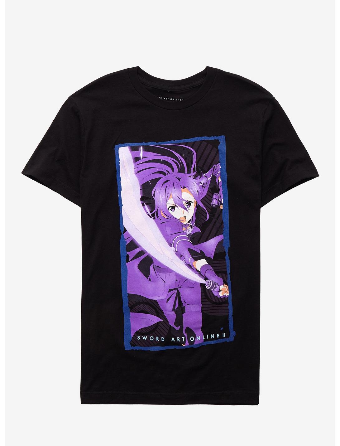 Sword Art Online II Purple T-Shirt, BLACK, hi-res