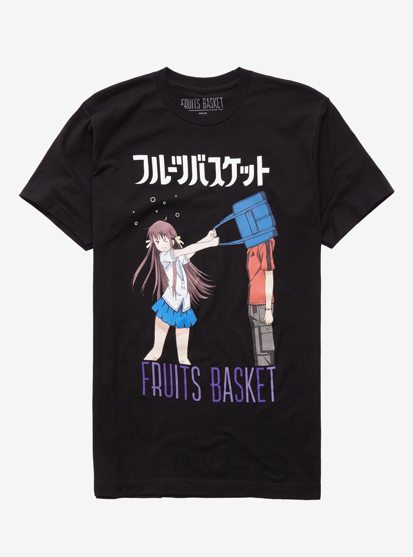 Fruits Basket Bag Slap T-Shirt, BLACK, hi-res