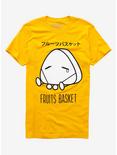 Fruits Basket Sad Rice Ball T-Shirt, GOLDEN YELLOW, hi-res