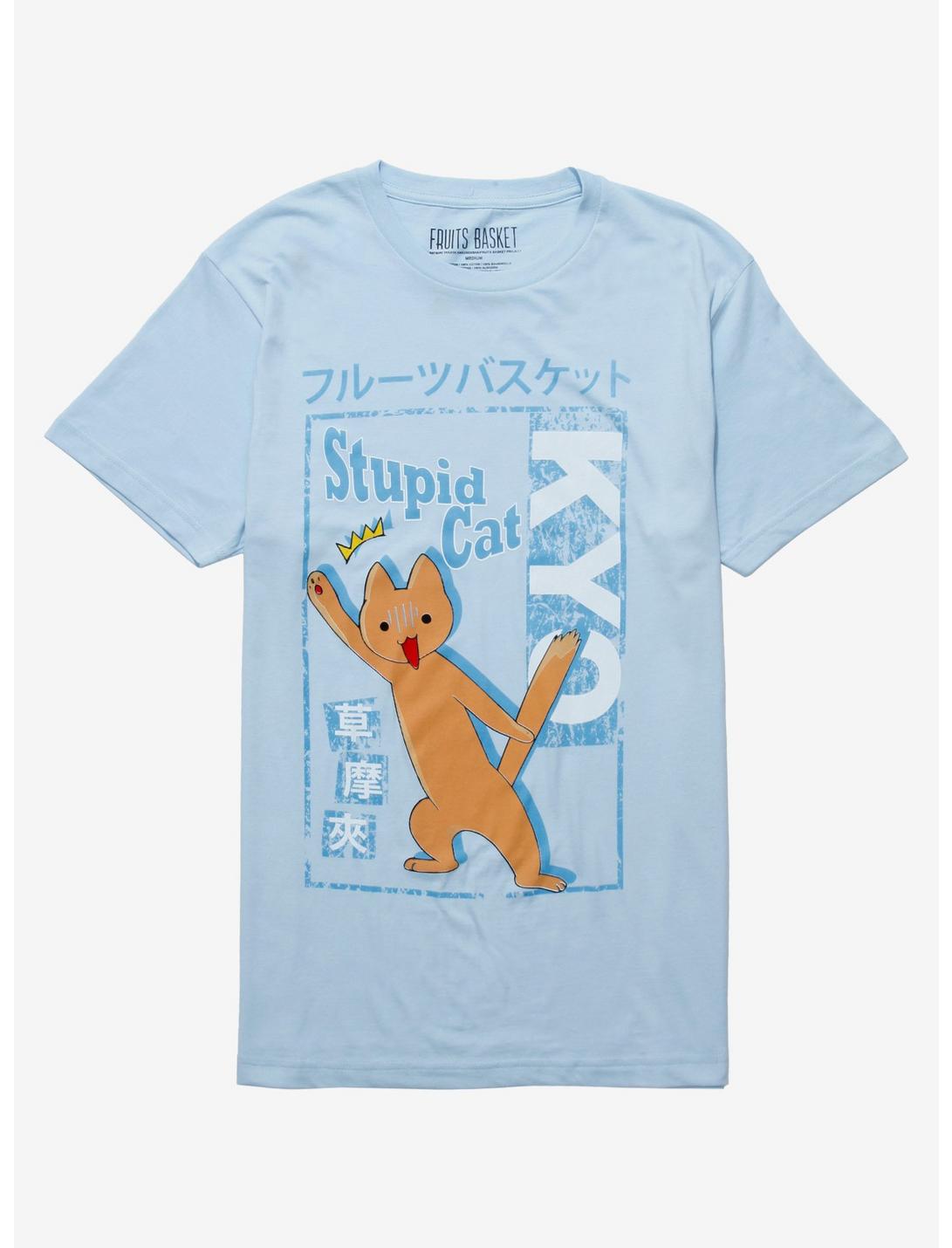 Fruits Basket Stupid Cat Kyo T-Shirt, BABY BLUE, hi-res