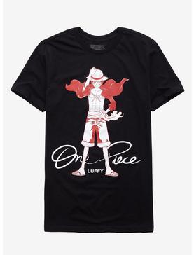 One Piece Red & White Luffy T-Shirt, , hi-res