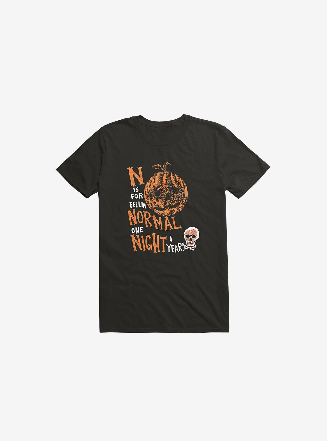 N is for Normal T-Shirt, BLACK, hi-res