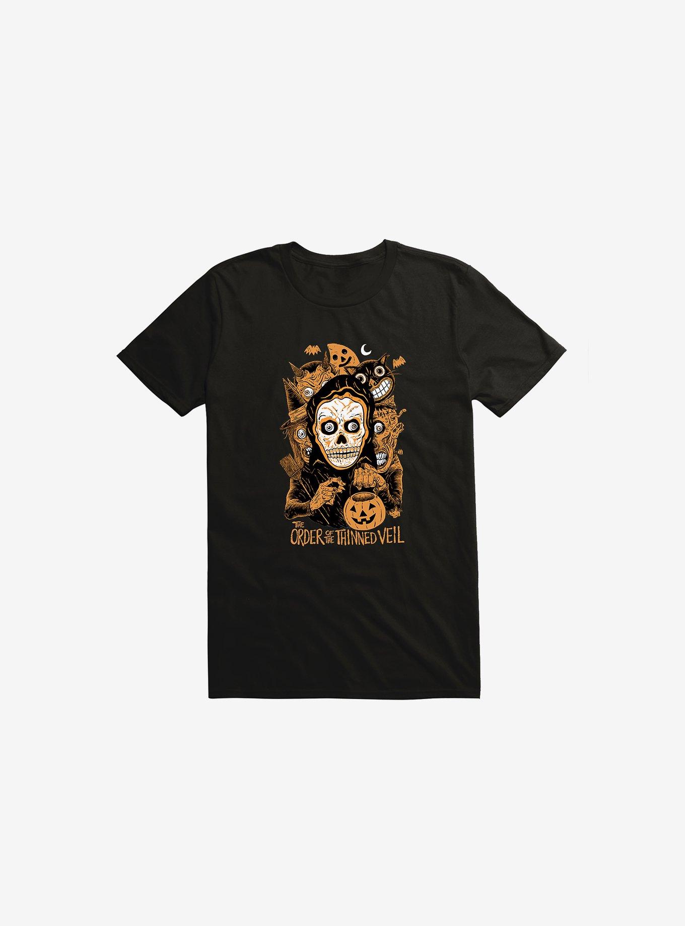 Order of the Thinned Veil 'Trick-Or-Creep' T-Shirt, BLACK, hi-res