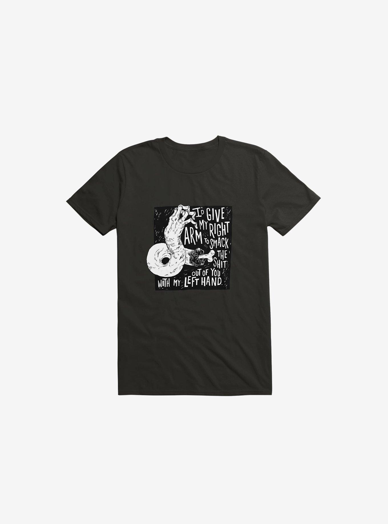 Right Arm T-Shirt, BLACK, hi-res