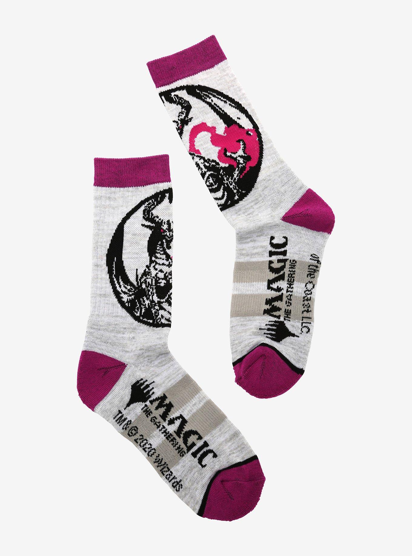 Magic The Gathering Nicol Bolas Crew Socks, , hi-res