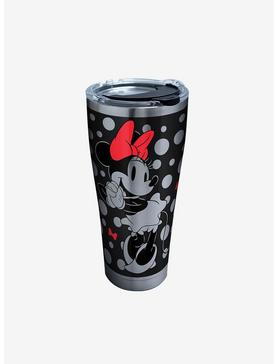 Plus Size Disney Minnie Mouse Silver 30oz Stainless Steel Tumbler With Lid, , hi-res