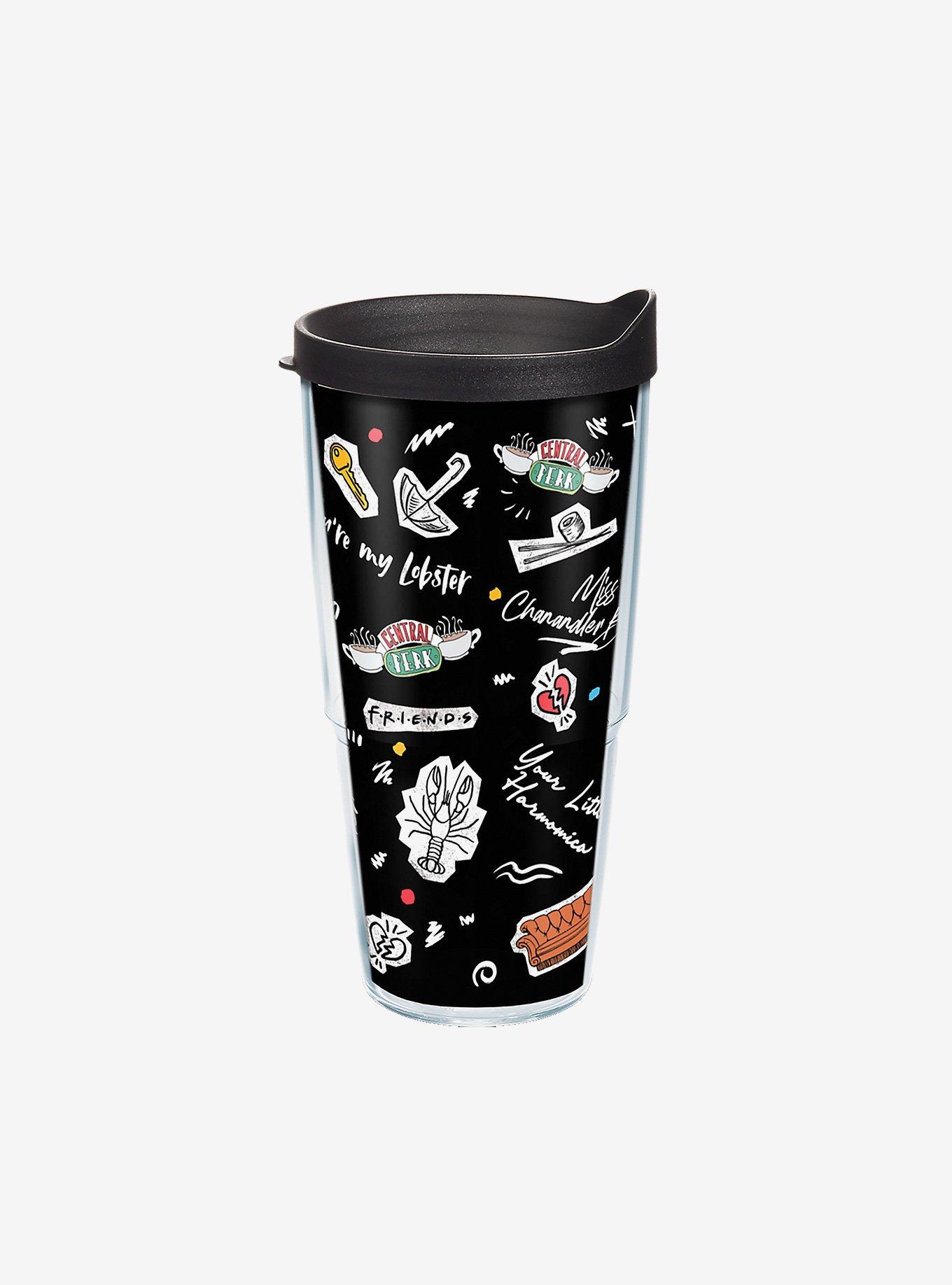 Friends Collage 24oz Classic Tumbler With Lid, , hi-res