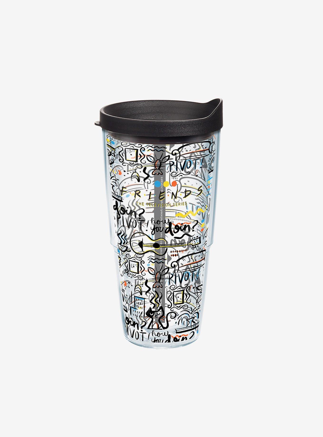 Friends Pattern 24oz Classic Tumbler With Lid, , hi-res