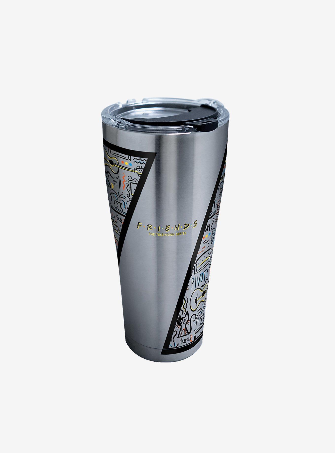 Friends Pattern 30oz Stainless Steel Tumbler With Lid, , hi-res