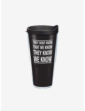 Plus Size Friends They Don't Know 24oz Classic Tumbler With Lid, , hi-res