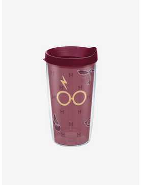 Harry Potter Maroon and Gold Glasses 24oz Classic Tumbler With Lid, , hi-res