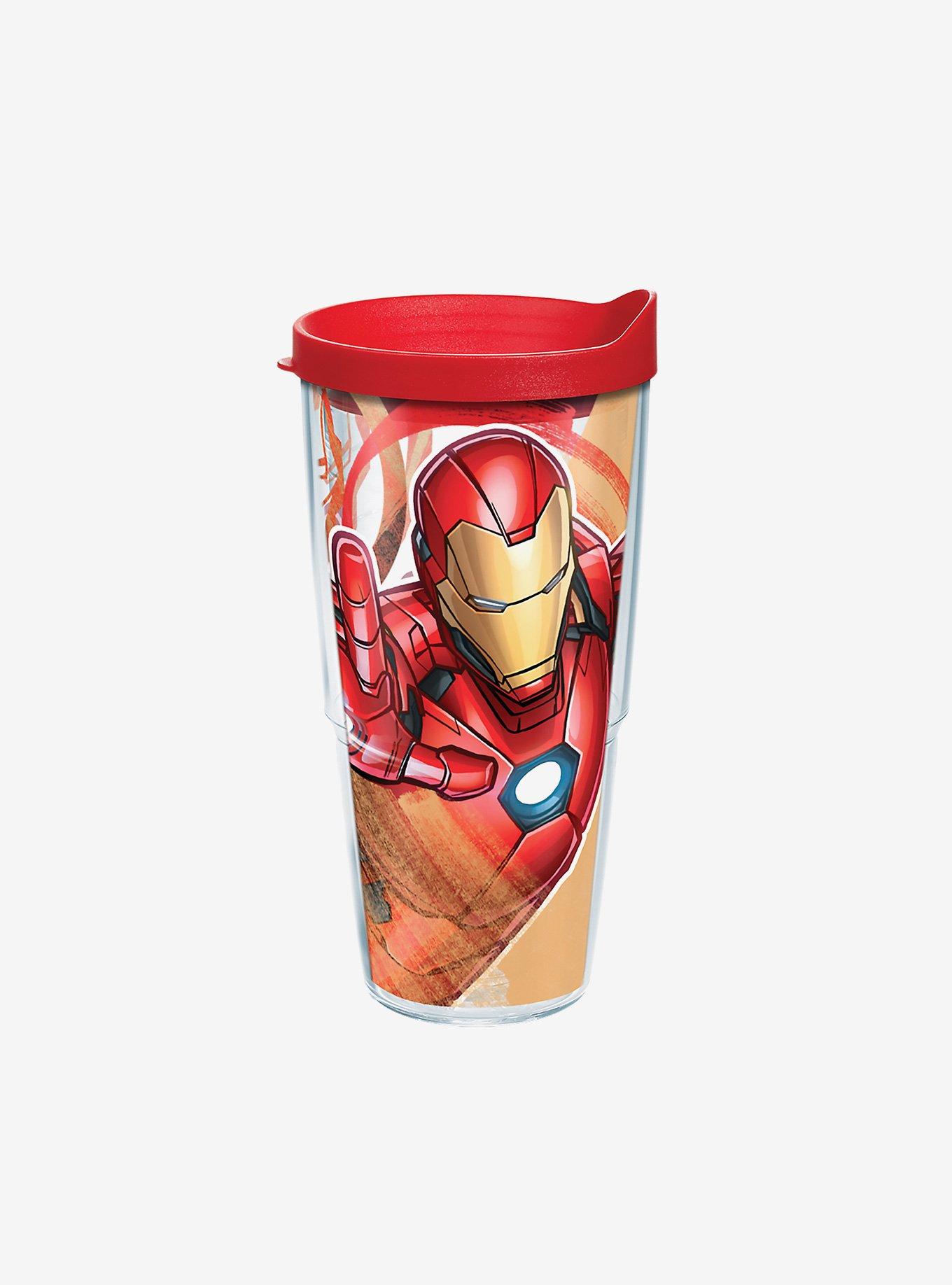 Marvel Iron Man Iconic 24oz Classic Tumbler With Lid, , hi-res