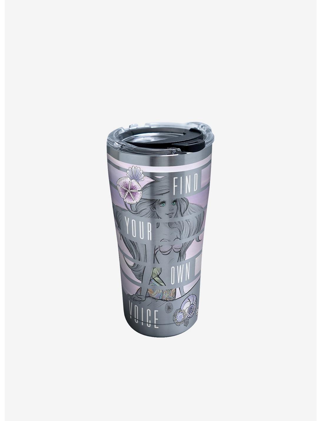 Disney Little Mermaid Find Your Voice 20oz Stainless Steel Tumbler With Lid, , hi-res