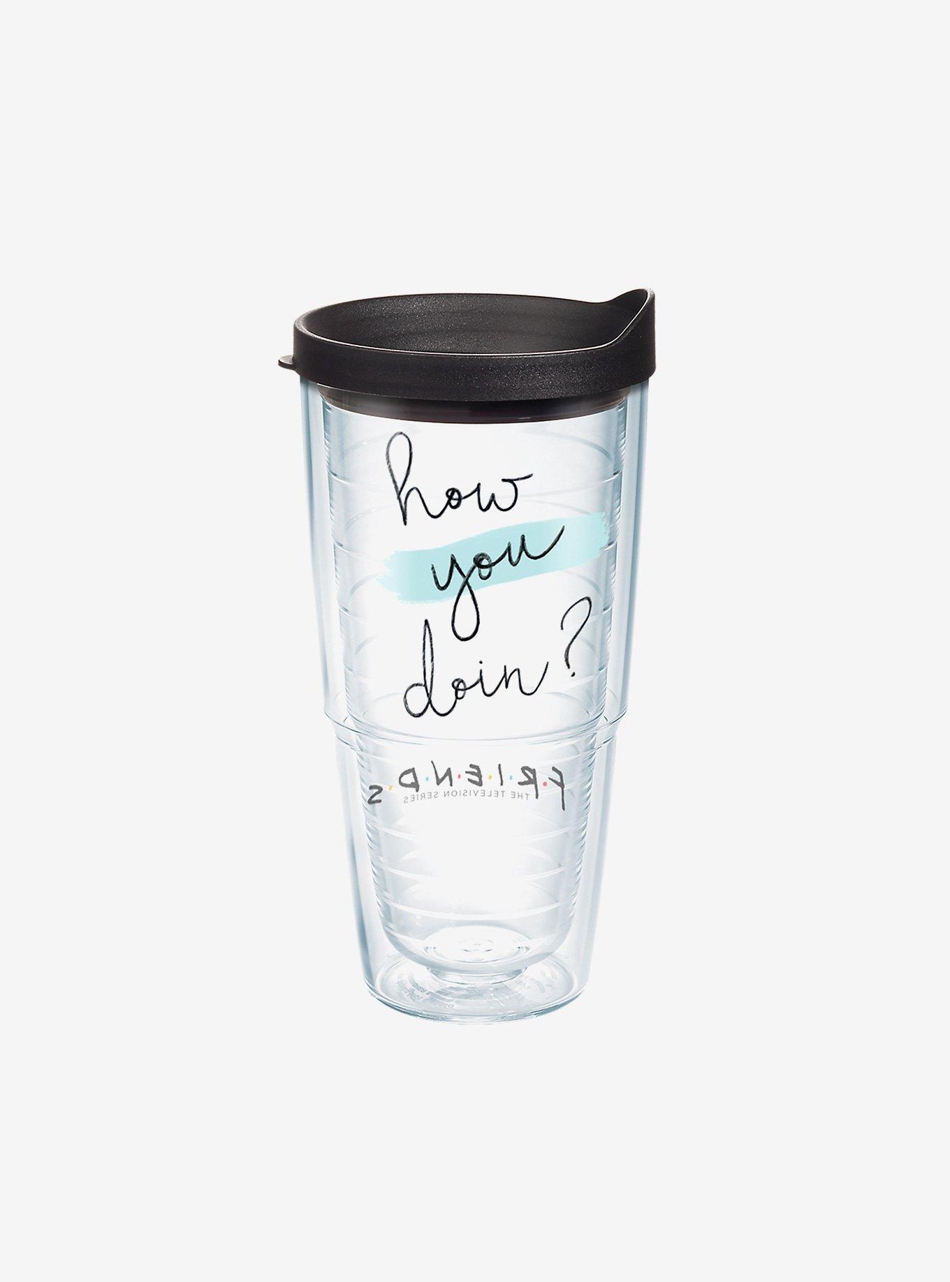 Friends How You Doin 24oz Classic Tumbler With Lid, , hi-res