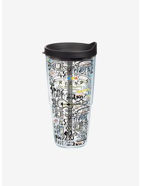 Friends Pattern 24oz Classic Tumbler With Lid, , hi-res