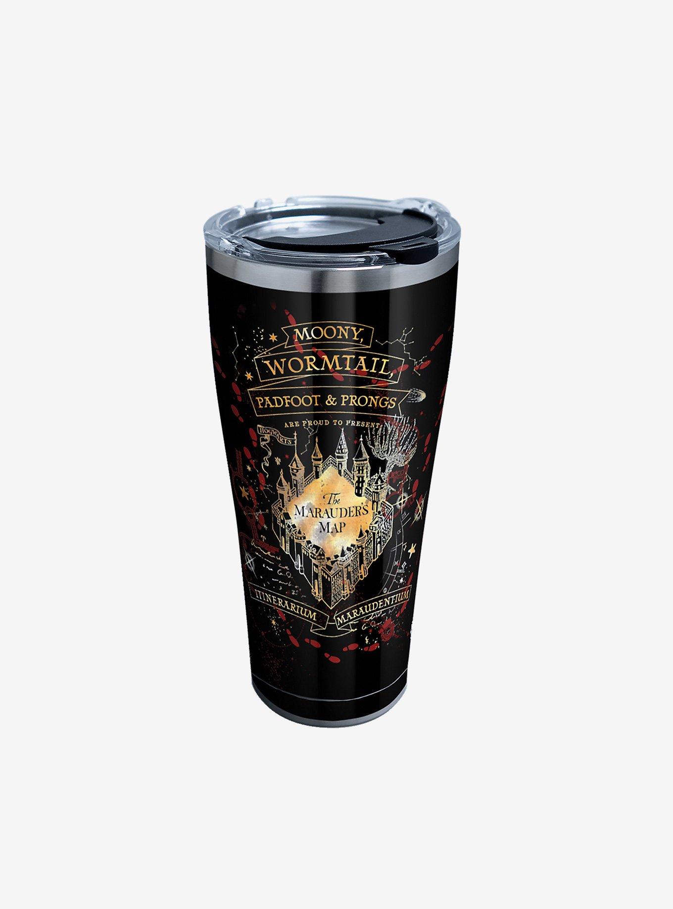 Harry Potter Black Marauder's Map 30oz Stainless Steel Tumbler With Lid, , hi-res