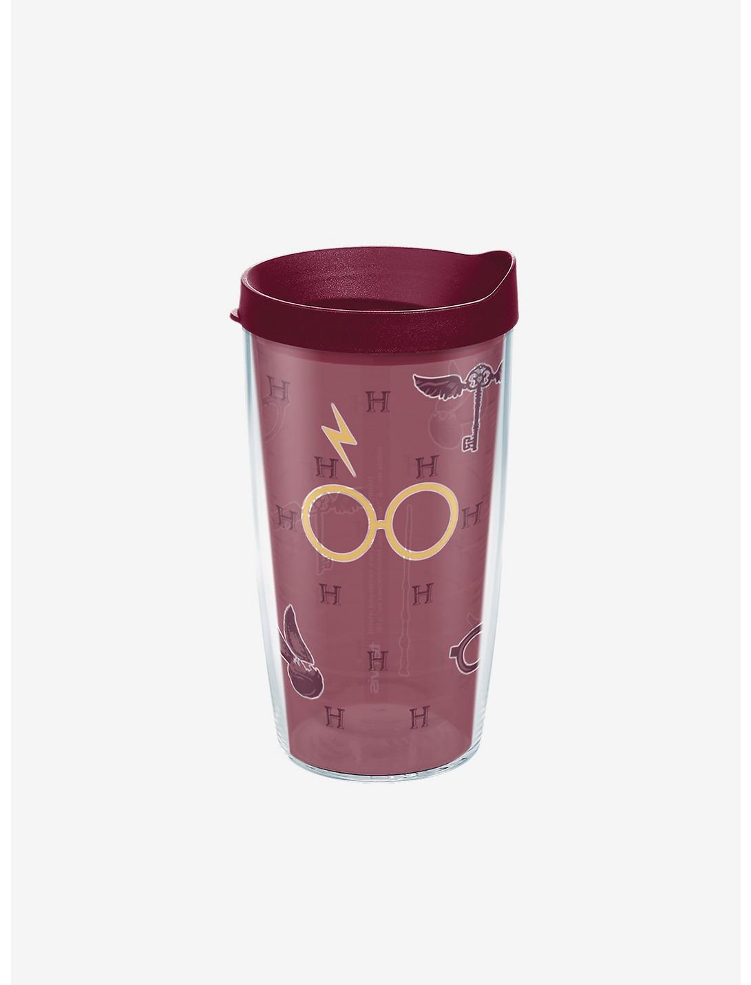 Harry Potter Maroon and Gold Glasses 16oz Classic Tumbler With Lid, , hi-res